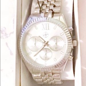 Boutique silver watch